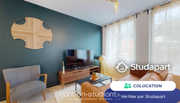 Colocation étudiante Studio &agrave; Amiens (80090)