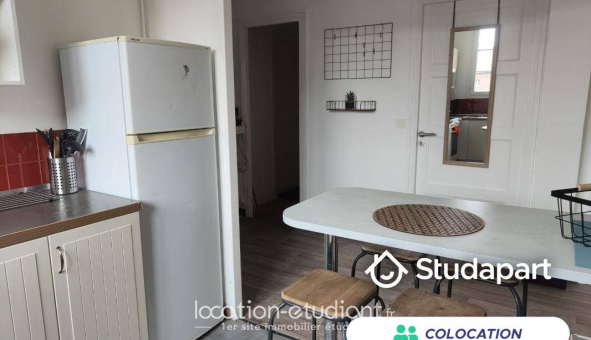 Colocation étudiante T4 &agrave; Amiens (80090)
