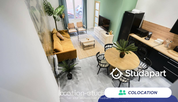 Colocation étudiante T5 &agrave; Amiens (80090)