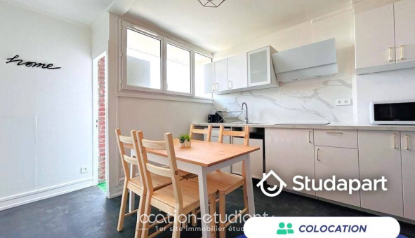 Colocation étudiante T4 &agrave; Amiens (80090)