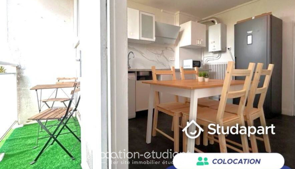 Colocation étudiante T4 &agrave; Amiens (80090)