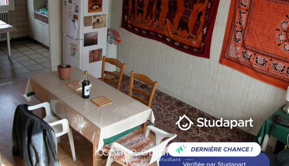 Colocation étudiante Studio &agrave; Angers (49000)