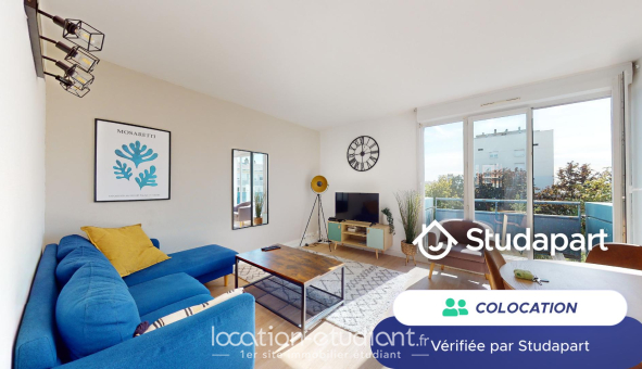 Colocation étudiante Studio &agrave; Angers (49000)