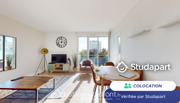 Colocation étudiante Studio &agrave; Angers (49000)