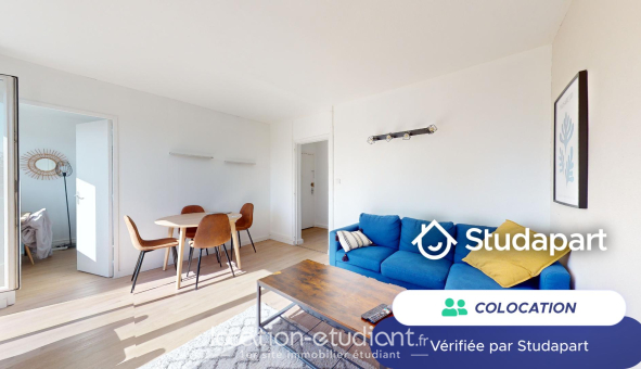Colocation étudiante Studio &agrave; Angers (49000)