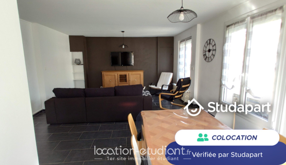 Colocation étudiante Duplex &agrave; Angers (49000)
