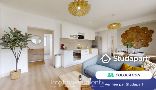Colocation étudiante Studio &agrave; Angers (49000)
