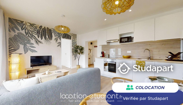 Colocation étudiante Studio &agrave; Angers (49000)