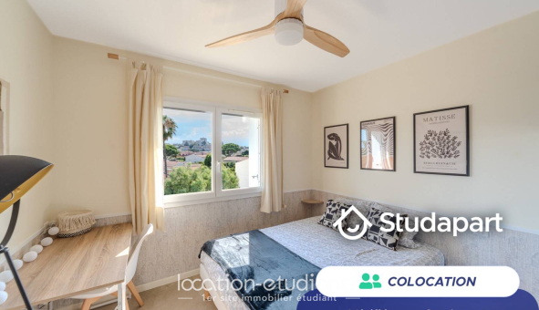 Colocation étudiante Studio &agrave; Antibes (06160)