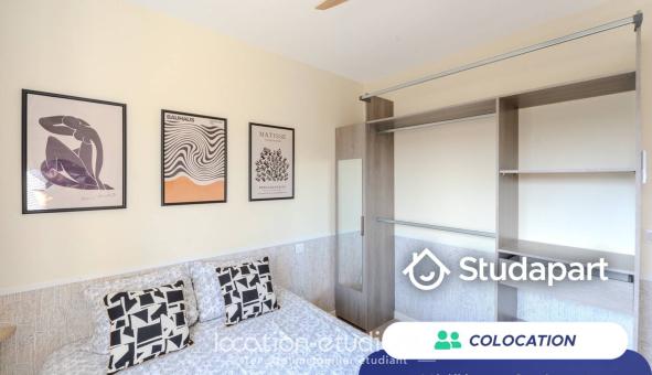 Colocation étudiante Studio &agrave; Antibes (06160)