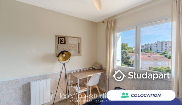 Colocation étudiante Studio &agrave; Antibes (06160)