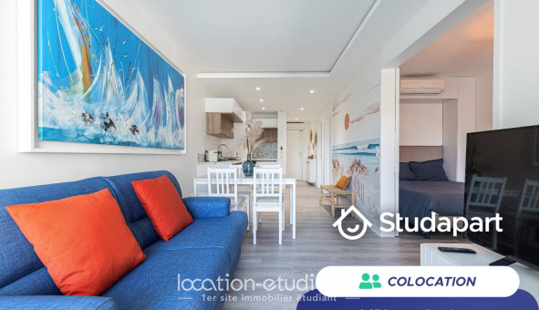 Colocation étudiante Studio &agrave; Antibes (06160)