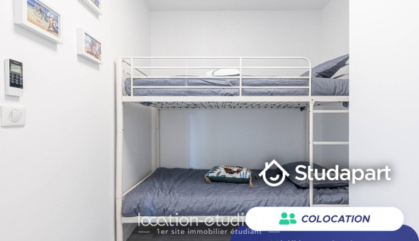 Colocation étudiante Studio &agrave; Antibes (06160)