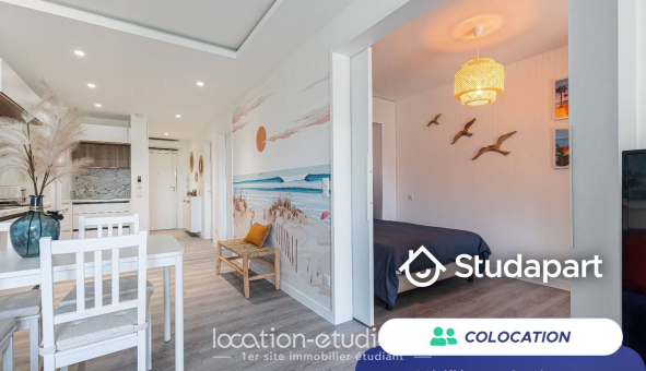 Colocation étudiante Studio &agrave; Antibes (06160)