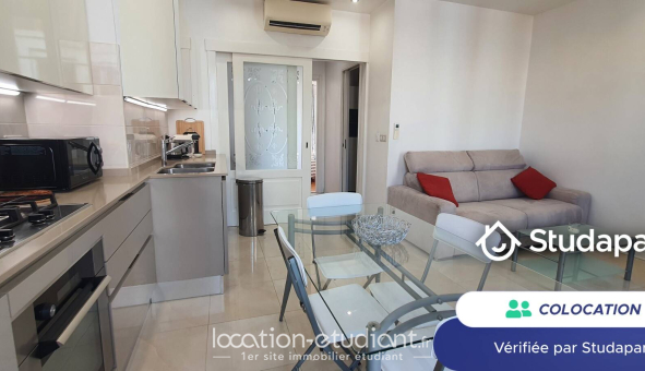 Colocation étudiante Studio &agrave; Antibes (06160)