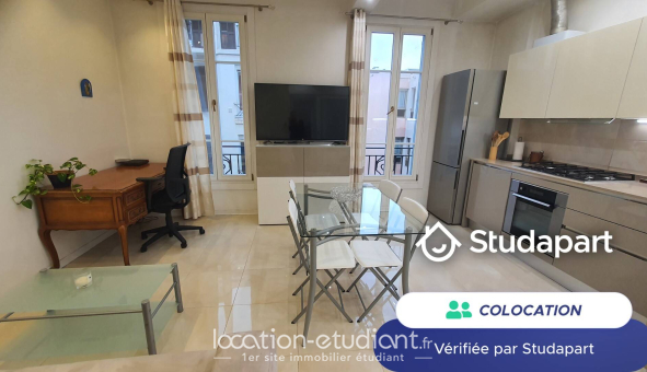 Colocation étudiante Studio &agrave; Antibes (06160)