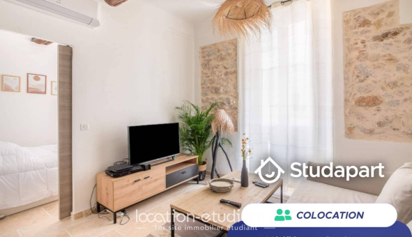 Colocation étudiante Studio &agrave; Antibes (06160)