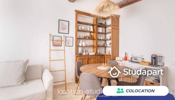 Colocation étudiante Studio &agrave; Antibes (06160)