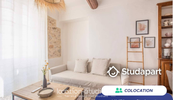 Colocation étudiante Studio &agrave; Antibes (06160)