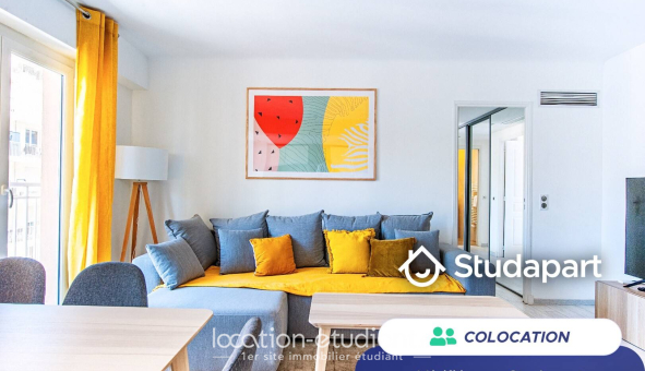 Colocation étudiante Studio &agrave; Antibes (06160)