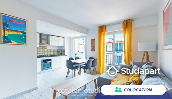 Colocation étudiante Studio &agrave; Antibes (06160)