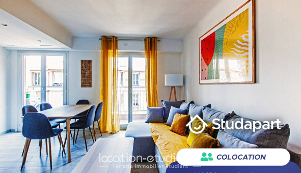 Colocation étudiante Studio &agrave; Antibes (06160)