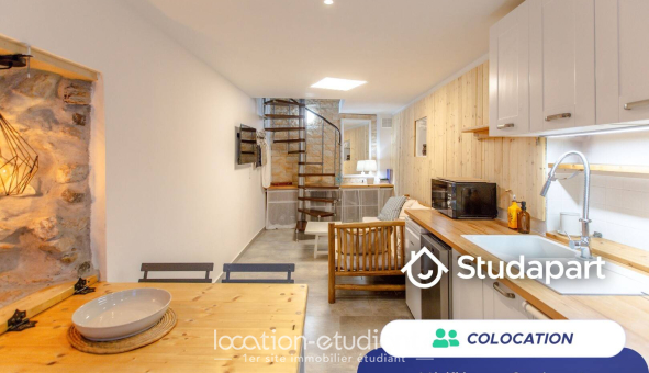 Colocation étudiante Studio &agrave; Antibes (06160)