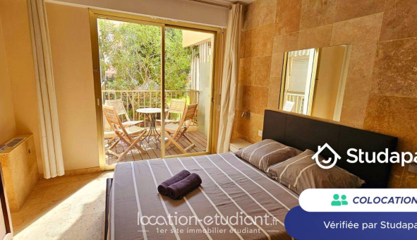 Colocation étudiante Studio &agrave; Antibes (06160)