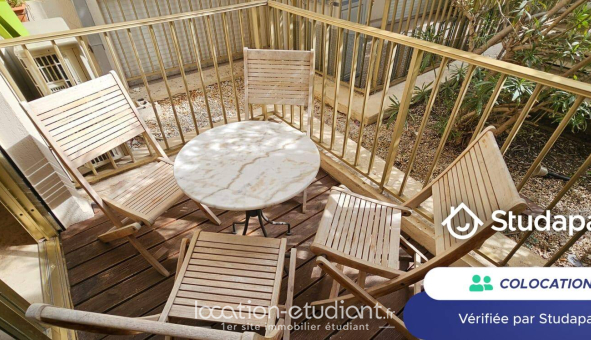 Colocation étudiante Studio &agrave; Antibes (06160)