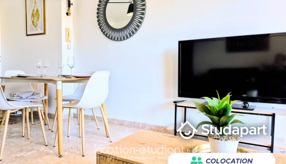 Colocation étudiante Studio &agrave; Antibes (06160)