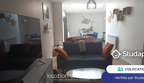 Colocation étudiante Studio &agrave; Anzin (59410)