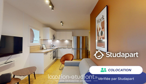Colocation étudiante Studio &agrave; Arcueil (94110)