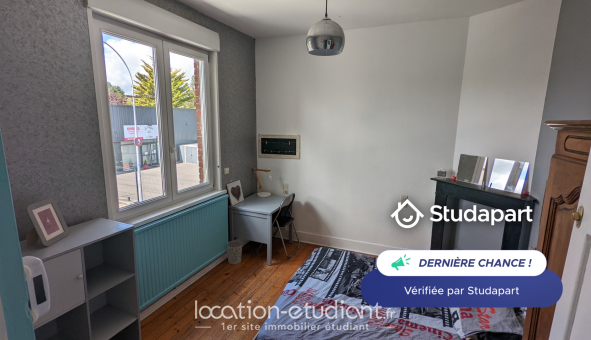 Colocation étudiante Studio &agrave; Arras (62000)