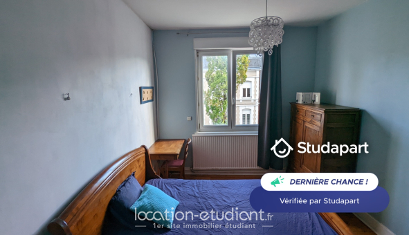 Colocation étudiante Studio &agrave; Arras (62000)