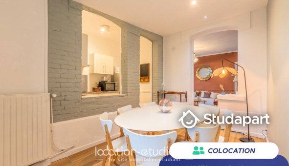 Colocation étudiante Studio &agrave; Arras (62000)