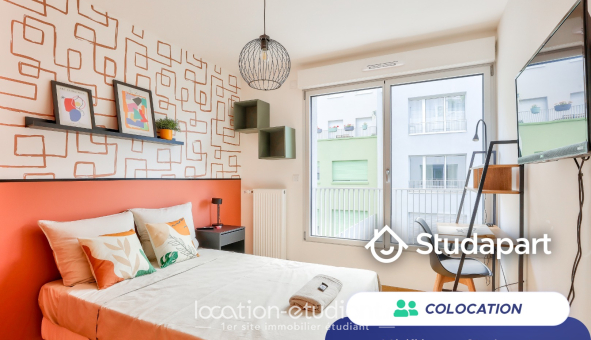 Colocation étudiante Studio &agrave; Asnières sur Seine (92600)