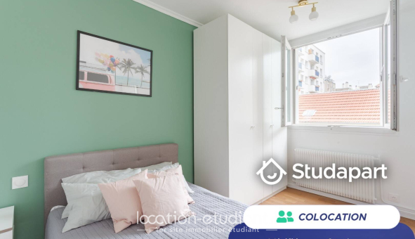 Colocation étudiante Studio &agrave; Asnières sur Seine (92600)