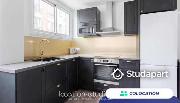 Colocation étudiante Studio &agrave; Asnières sur Seine (92600)