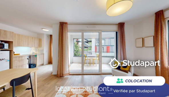 Colocation étudiante Studio &agrave; Asnières sur Seine (92600)
