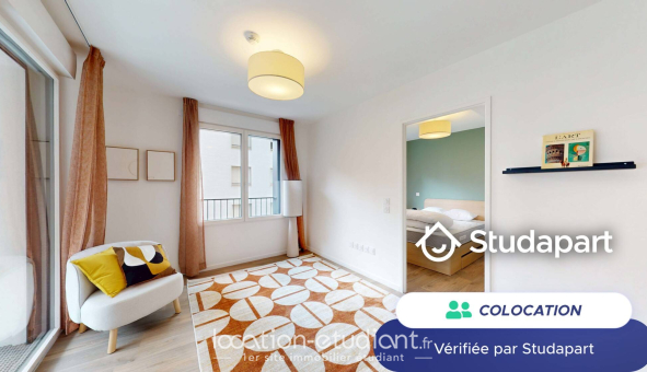 Colocation étudiante Studio &agrave; Asnières sur Seine (92600)
