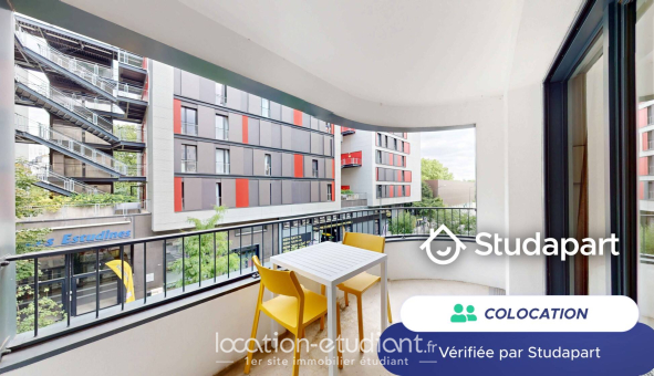 Colocation étudiante Studio &agrave; Asnières sur Seine (92600)