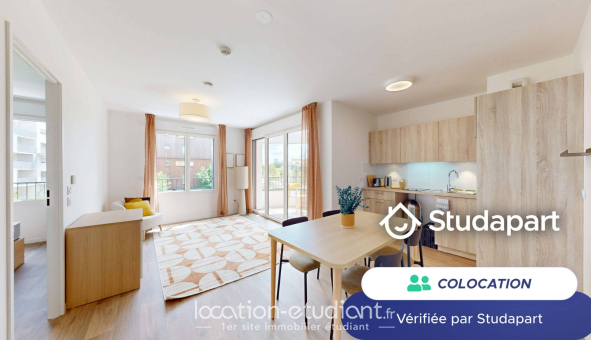 Colocation étudiante Studio &agrave; Asnières sur Seine (92600)