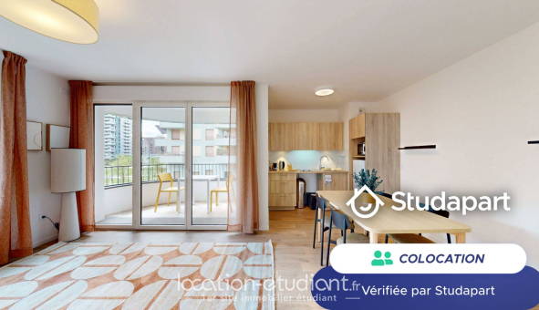 Colocation étudiante Studio &agrave; Asnières sur Seine (92600)