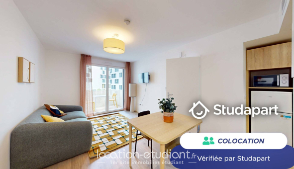 Colocation étudiante Studio &agrave; Asnières sur Seine (92600)
