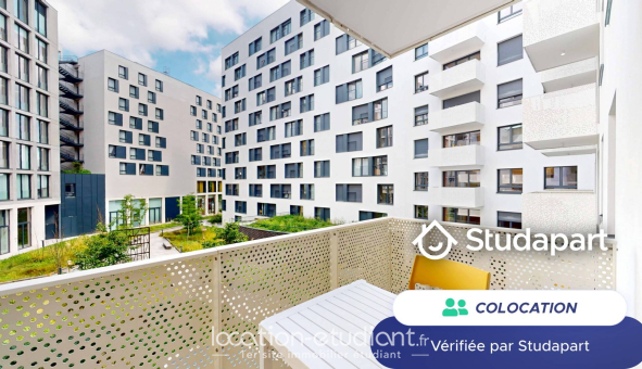Colocation étudiante Studio &agrave; Asnières sur Seine (92600)