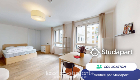 Colocation étudiante Studio &agrave; Asnières sur Seine (92600)