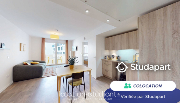 Colocation étudiante Studio &agrave; Asnières sur Seine (92600)