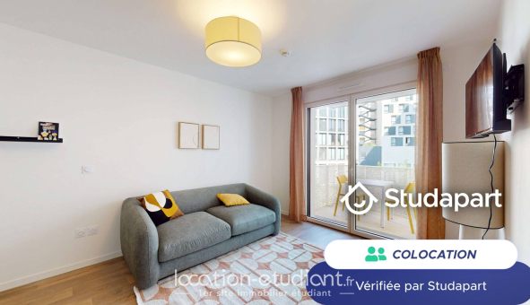 Colocation étudiante Studio &agrave; Asnières sur Seine (92600)