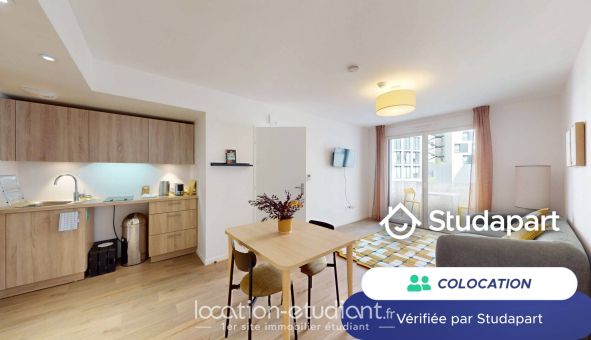 Colocation étudiante Studio &agrave; Asnières sur Seine (92600)