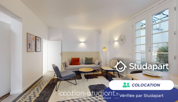 Colocation étudiante Studio &agrave; Aubervilliers (93300)